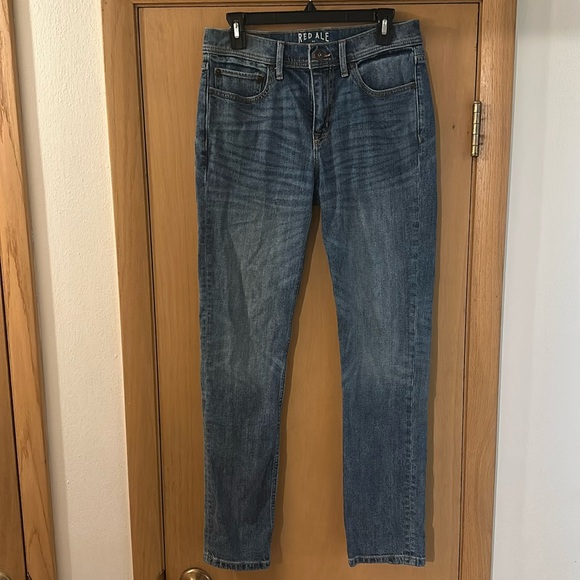 Red Ale Alesbury Men’s Slim Leg Jeans Medium Wash Size 28/32 - Picture 1 of 11